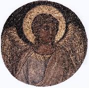 Giotto, Tondo with Angel sh